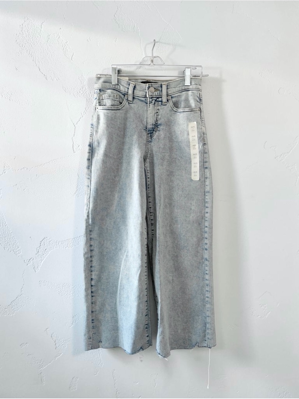 Banana Republic High Rise Wide Leg Cropped Jeans Womens 25/0 New